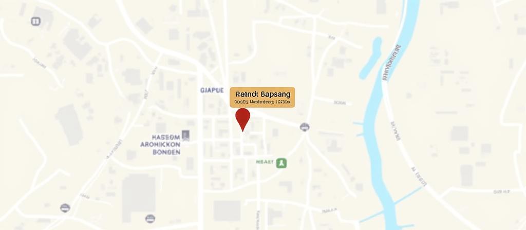 Map showing the location of Hanok Bapsang in Samcheong-ro