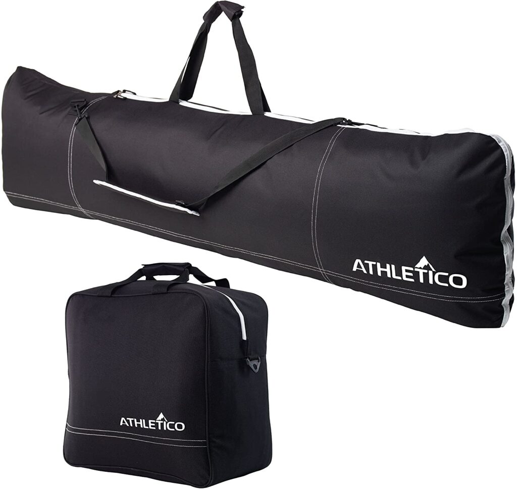 Athletico Two-Piece Snowboard and Boot Bag Combo